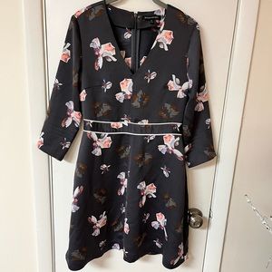 banana republic mid-length sleeve dress